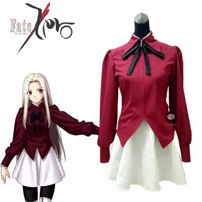 

Fate Zero Fate Stay Night Women Irisviel Von Einzbern Cosplay Costume Uniform Women Girls Halloween Christmas Fancy Party Suit