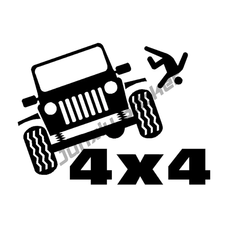 

Creative Art Design 4x4 Off Road Car Sticker Styling for Bumper Window Motorcycle Bodywork Sunscreen Decal Accessories KK15cm