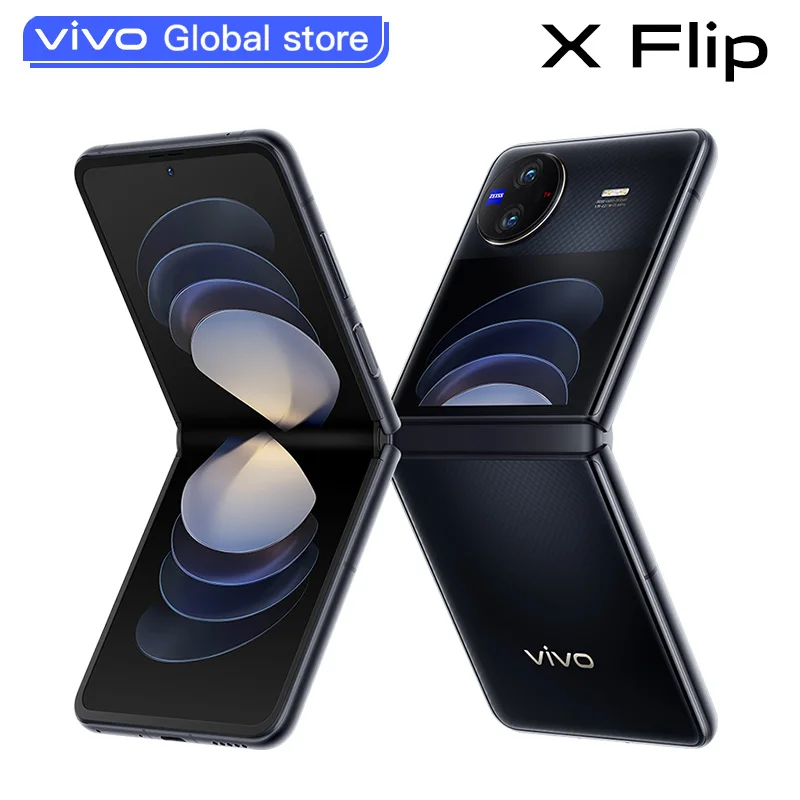 Original Vivo X Flip Folding screen  5G Mobile Phone 6.74 Inch AMOLED Snapdragon 8+ 44W SuperFlash Charge 50M Tripl Camera NFC
