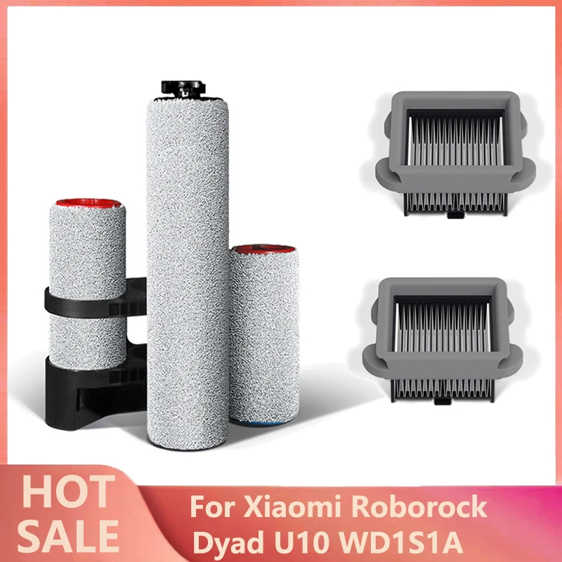 

Main Roller Brush For Xiaomi Roborock Dyad U10 WD1S1A Wireless Vacuum Cleaner Floor Scrubber Detachable HEPA Filter Spare Parts