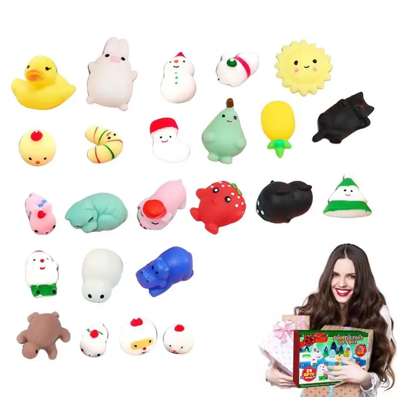 

Mini Toys Advent Calendar 2022 Animal Toys Christmas Countdown Calendar Cute Animals Finger Stress Toys For Christmas Party