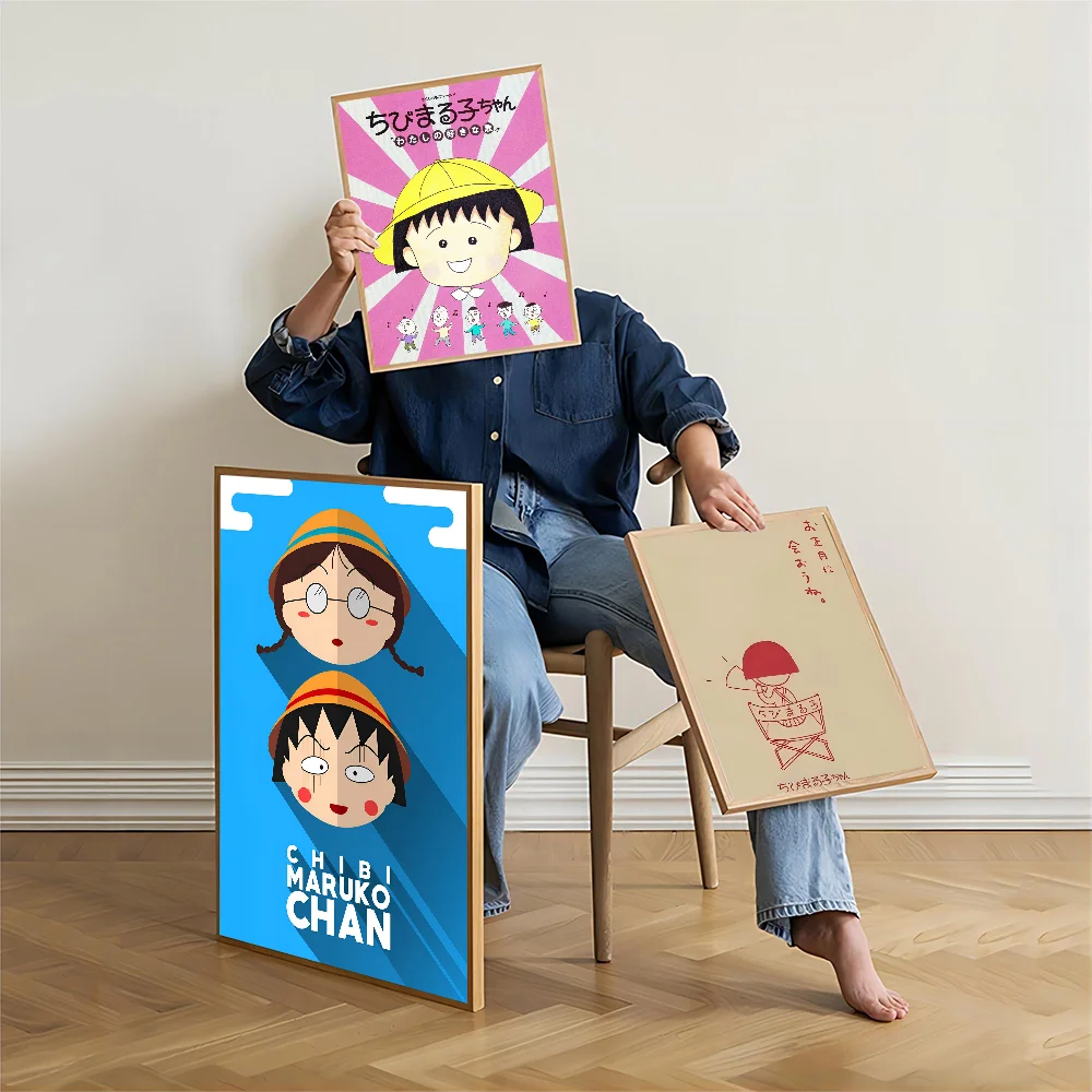 C-Chibimaruko Chan Whitepaper плакат HD качество настенная живопись кабинет Настенный декор
