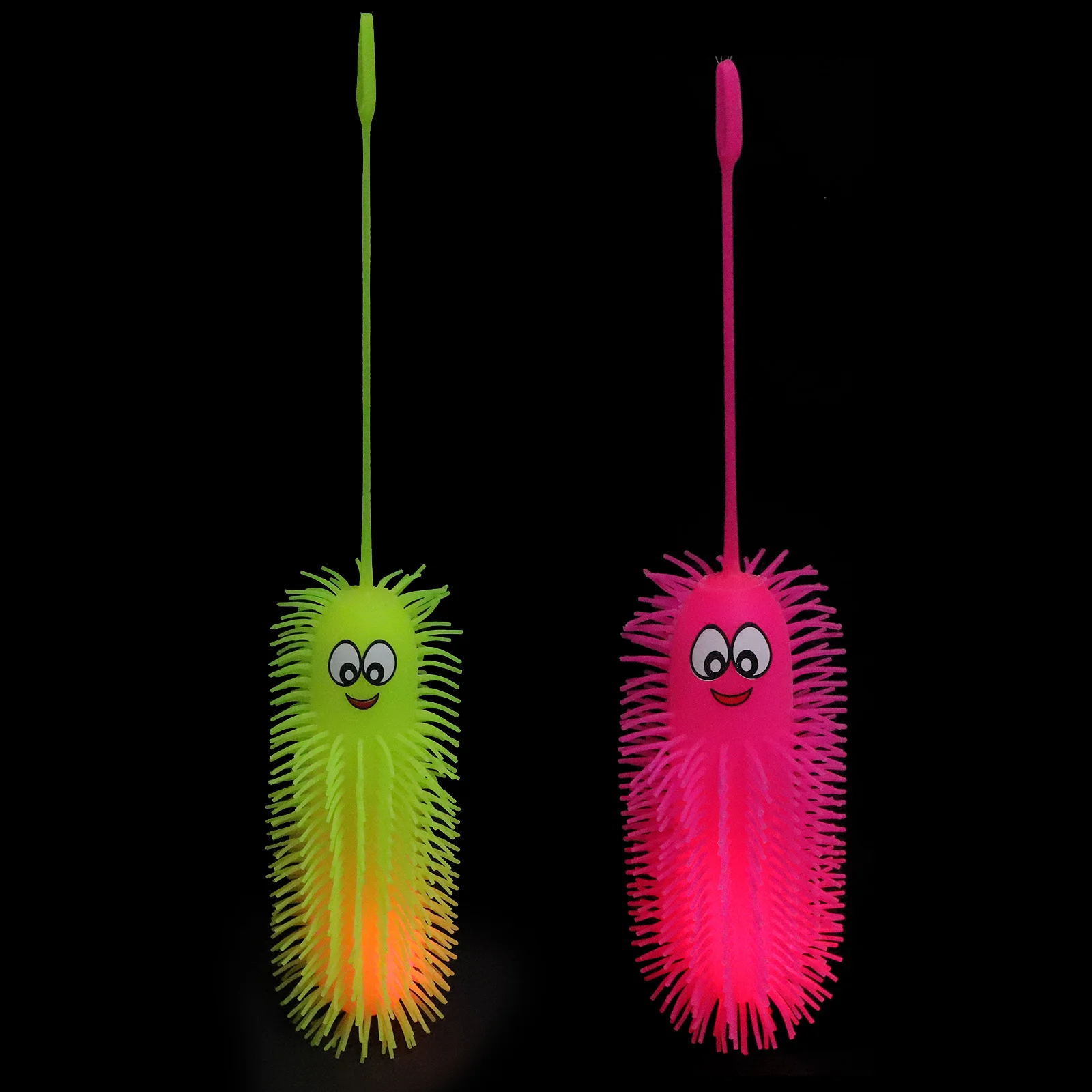 

2PCS Puffer Worms Light- Colorful Puffer Sensory Fidget and Stress Balls for Kids Adults ( )