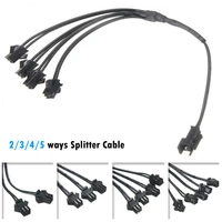 2345 way splitter connectors cable for el wire neon light led wiring fittings splitting wire wiring harness wires