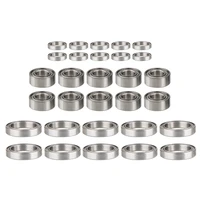 30pcs metal steel ball bearing set for zd racing dbx 10 dbx10 10421 s 9102 110 rc car spare parts accessories