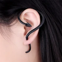 vintage twine snake cartilage cuff earrings for women men ear rock punk hip hop style clip cuffs piercing fashion jewelry