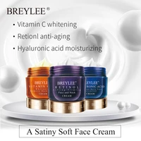 breylee face cream retinol anti wrinkle vitamin c hyaluronic acid moisturizing day cream whitening skin care acne treatment 40g