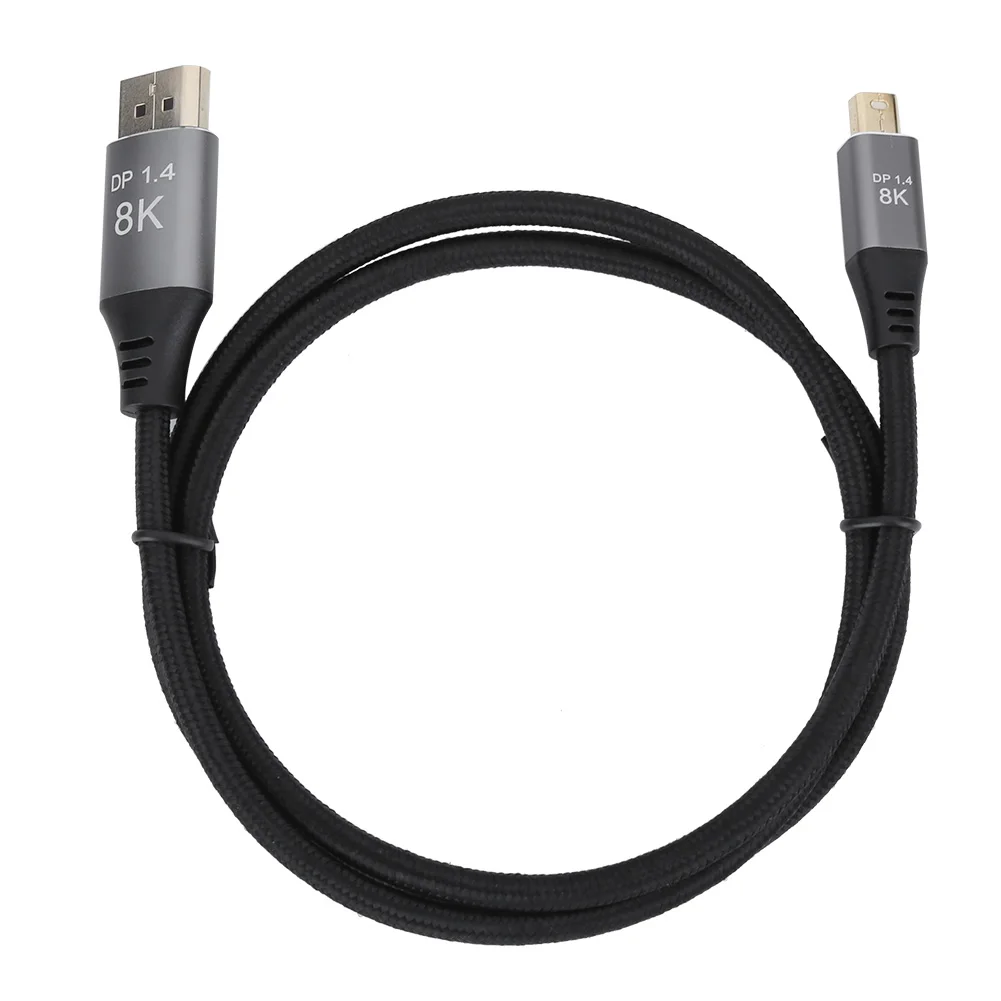 

B0305‑1 Mini DP to DP Adapter Cable 1.4 Version 8K High Definition 3.3ft Length Mini DisplayPort Port
