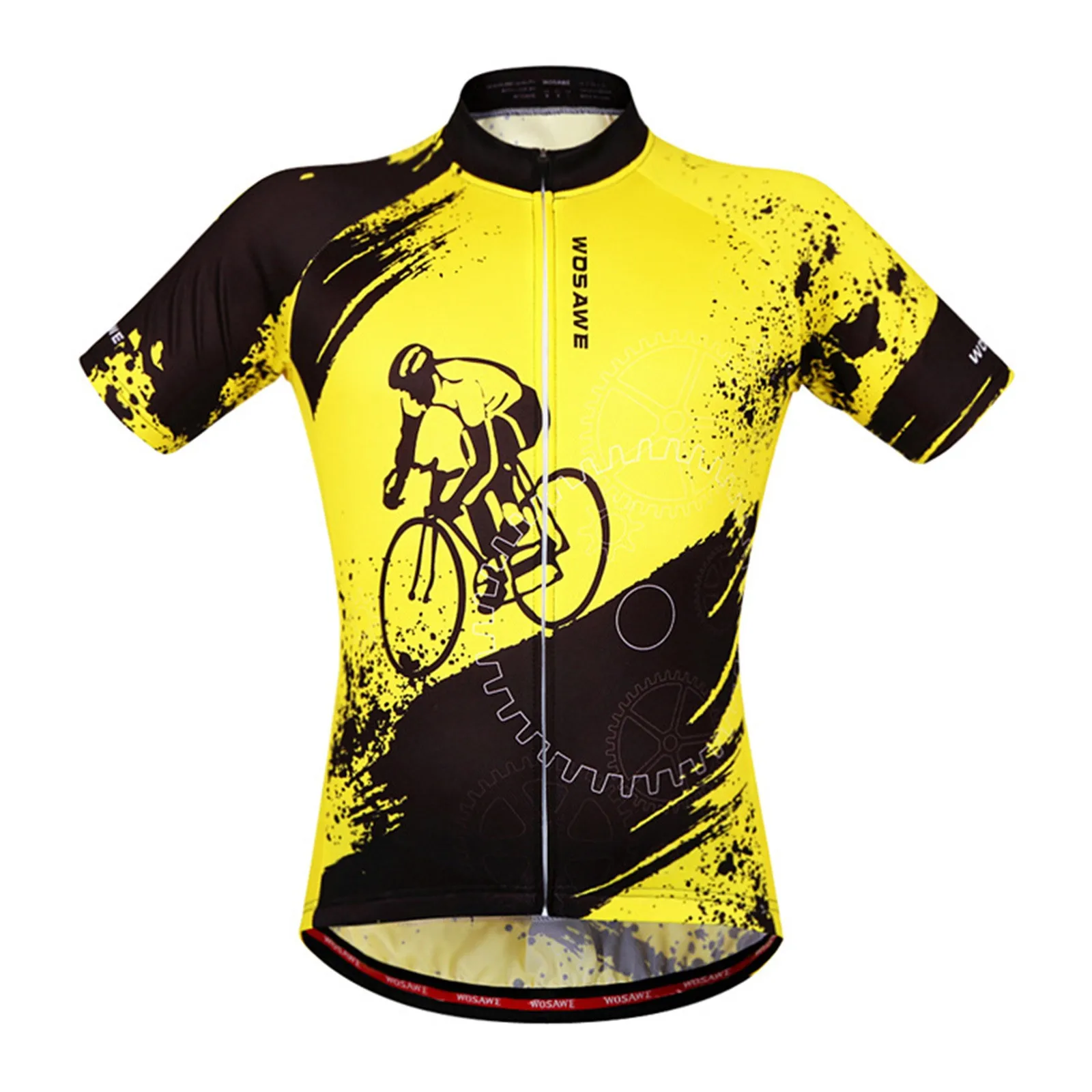 

Wosawe Bicycle Clothing Men Team Shirt Short Sleeve Shirts And Blouses Cycling Ropa Mtb Breathable Quick Drying Jerseys Summer