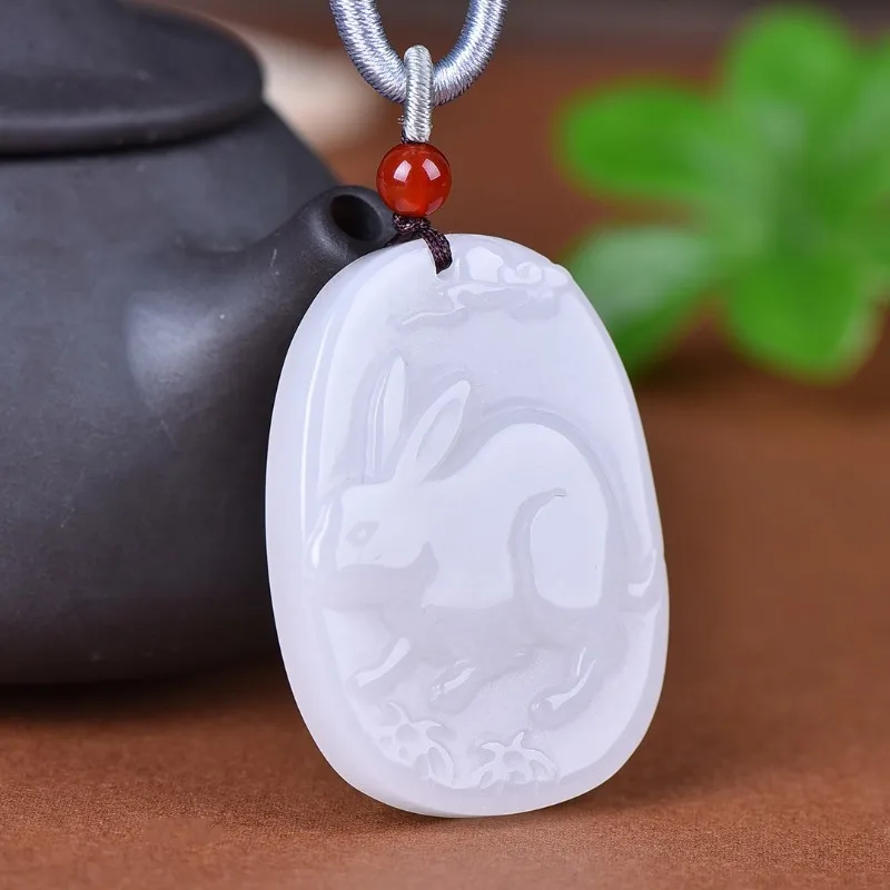 Изысканный Золотой Шелковый нефрит для мужчин и женщин подвеска в виде