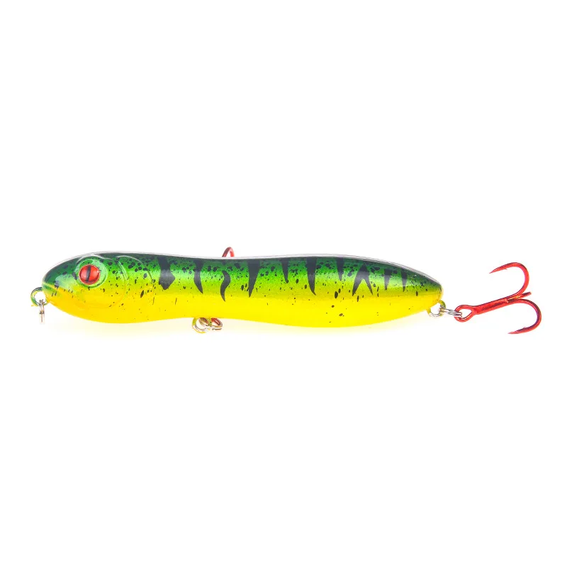 

1Pcs 10cm 16g Snake Head Pencil Fishing Lures Floating Crankbait Bass Pike Topwater Plastic Fishing Wobblers Tackle 3D Eyes
