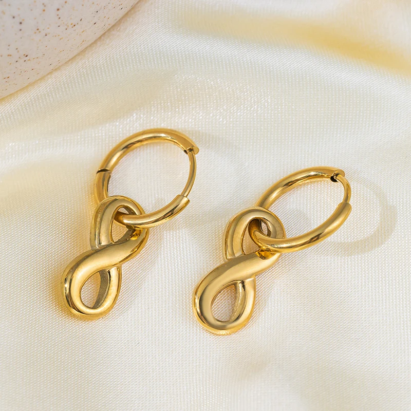 ANENJERY Нержавеющая сталь 316L &quot8&quot кулон ожерелье браслет серьги для женщин