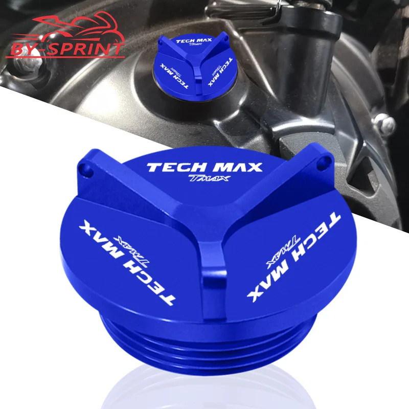 

For YAMAHA T-MAX 560 TECH MAX Tmax 2020 2021 2022 M20*2.5 Fashion Motorcycle CNC Engine Oil Cup Fuel Filler Tank Cap Cover