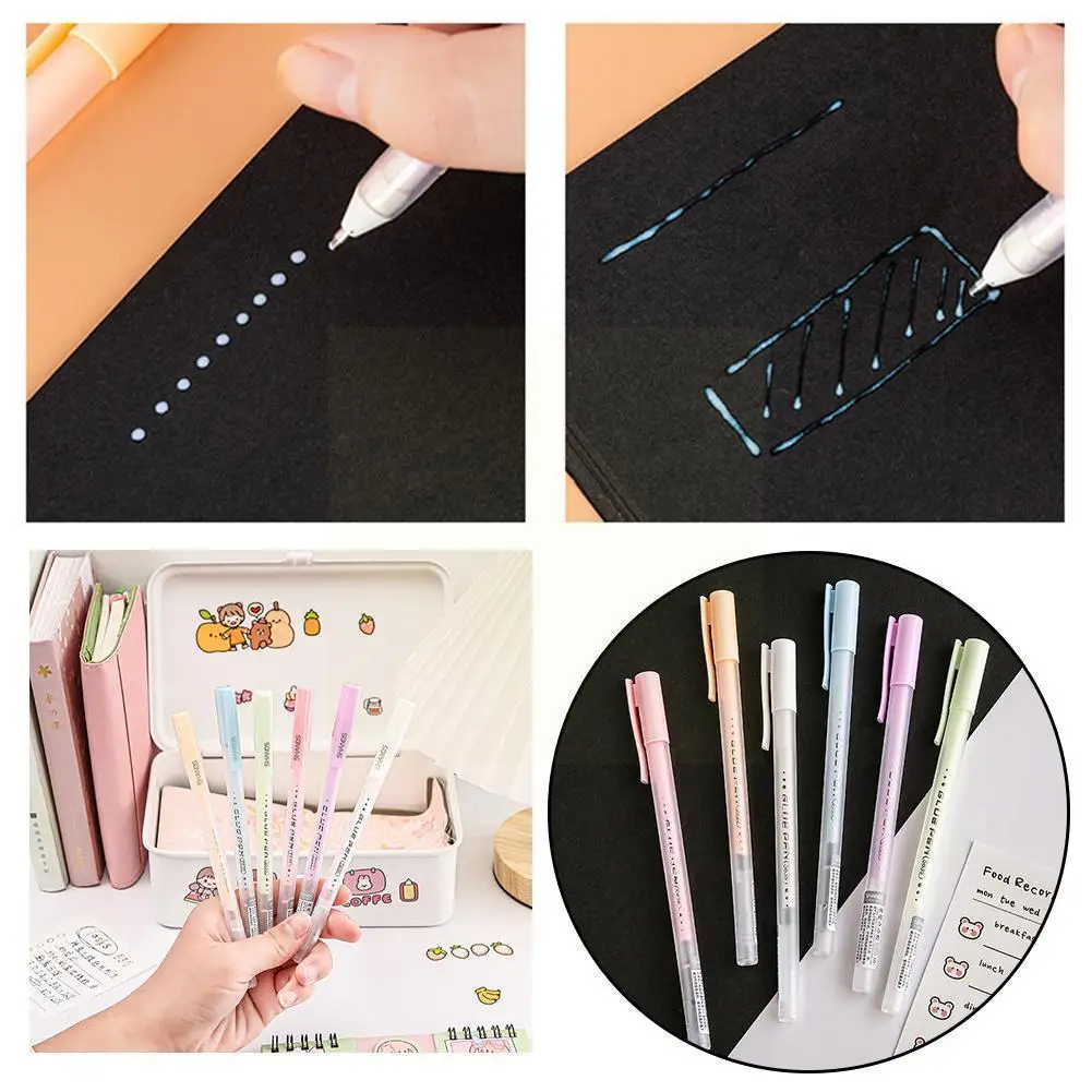 

Quick Dry Glue Pen Adhesive Glue Pens Diy Scrapbooking School Journal Crafting Supplies Tape Stationery Office Glue Stick L O4k9