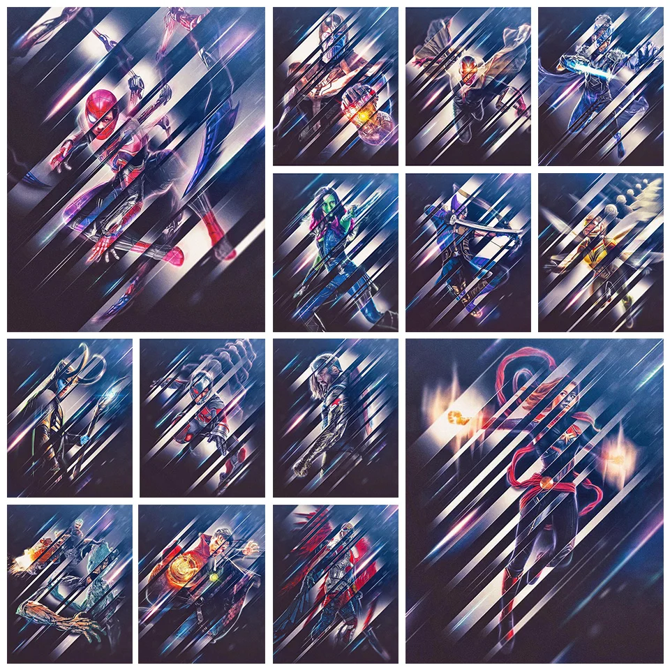 

DIY Oil Painting By Numbers Disney Marvel Avengers Picture Paint By Numbers Drawing on Canvas Home Decor Unique Gift for Kids