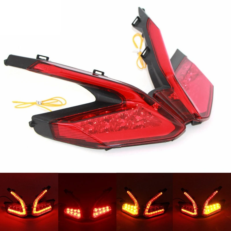 For DUCATI 899 959 1199 S R 1299 LED Tail Light Turn Signal Driving Brake Rear Taillight Integrated Replacement B
