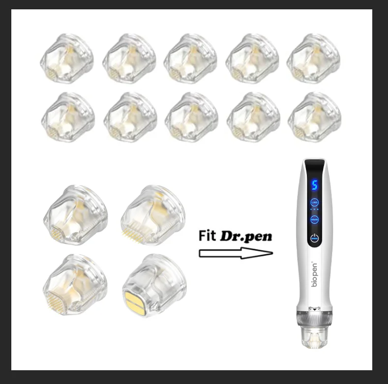 Фото Bio Pen Q2 Derma Stamp игольчатый картридж 9/14/25 контактов нано-картридж титановая игла массажный уход за кожей расходные материалы №2