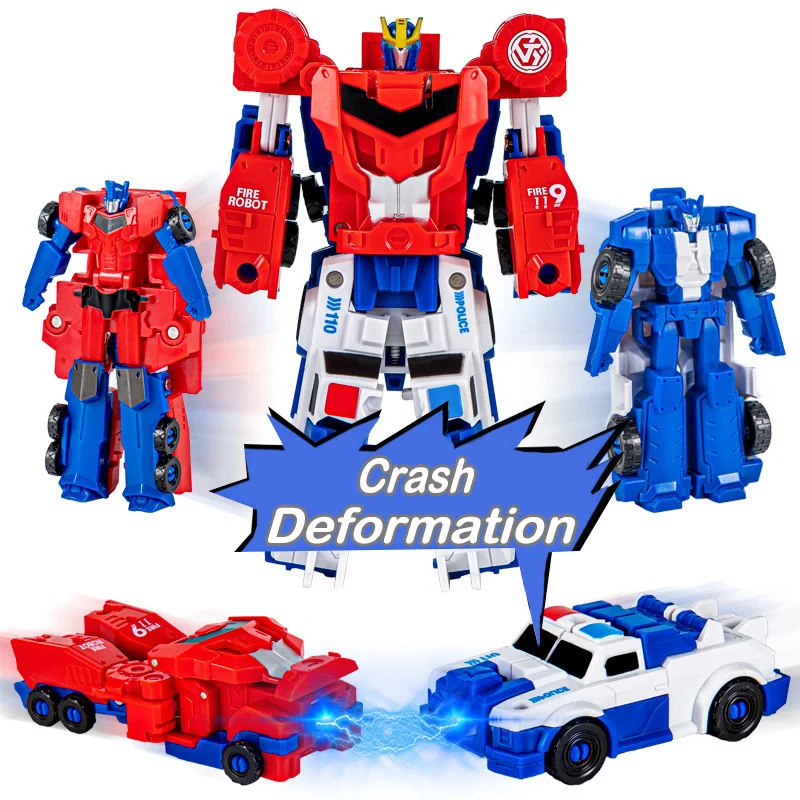 Трансформационный спасательный робот комбинированная колесница деформация