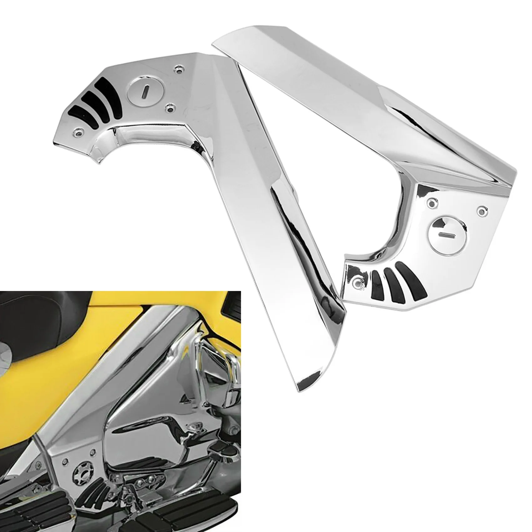 

Motorcycle Chrome Fairing Frame Covers for Honda Gold Wing GL1800 2001-2017 Motorcycle Accessories