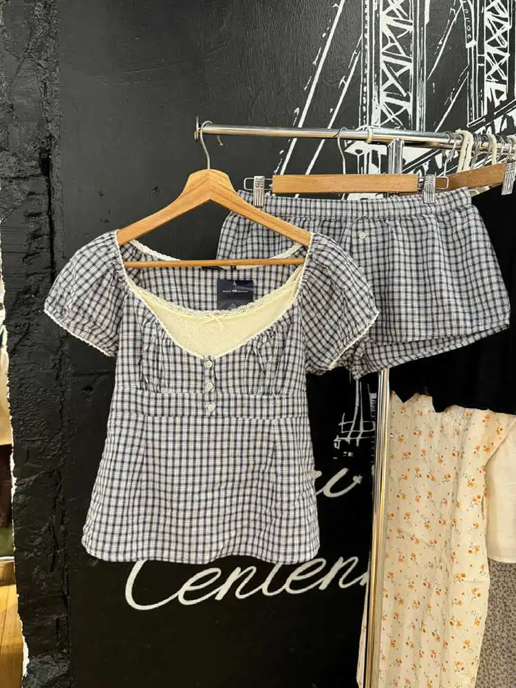 Официальный сайт BM American Pure Desire Sle с тремя пряжками кружевной воротник топ