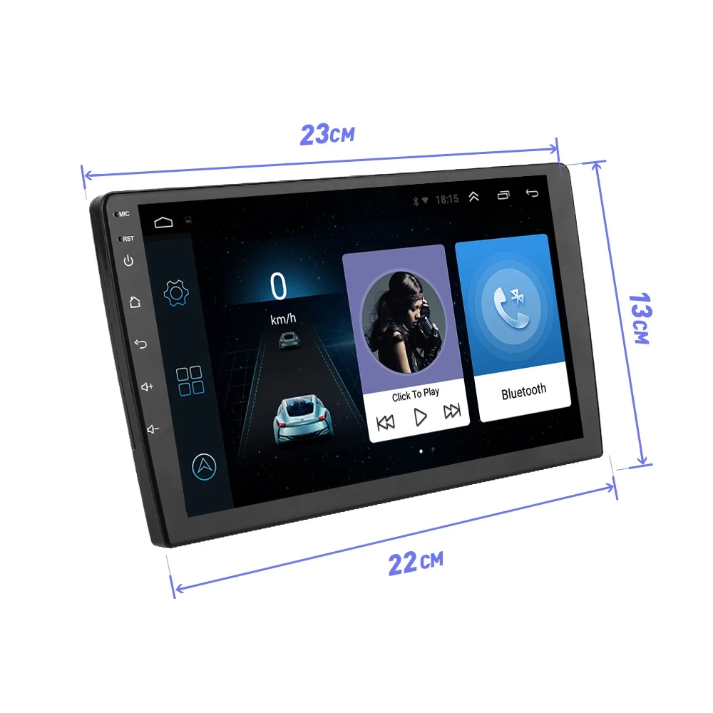 9 inch 2+32g Android 2 Din Car Radio GPS Navigation Autoradio Multimedia DVD Player BT WIFI Mirror Link Car Audio Stereo enlarge
