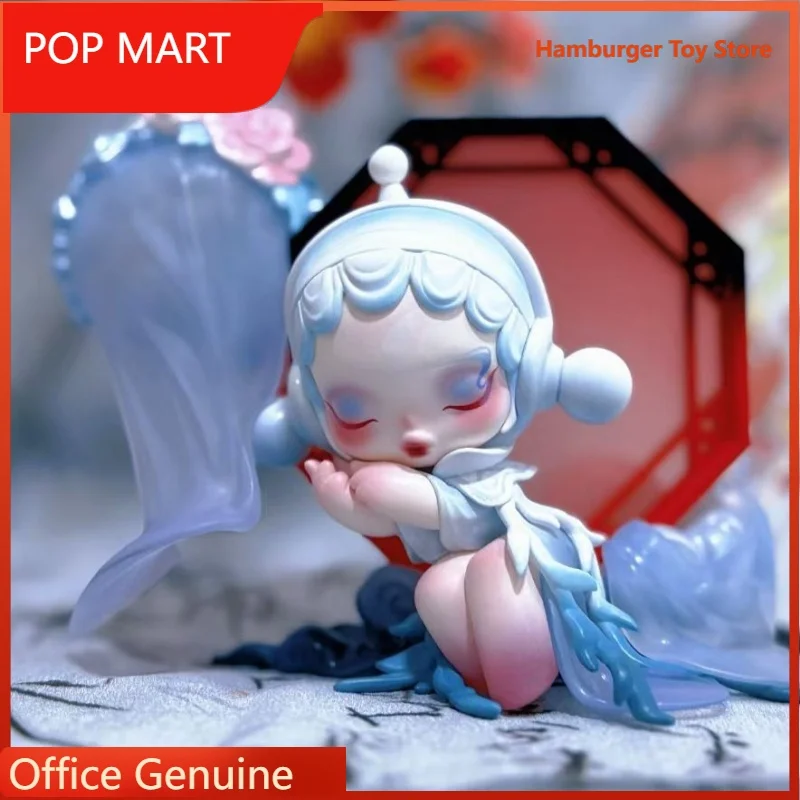 Фото POP MART Skullpanda Series Limited Слепая коробка Подвесная карта Настольный декор Коллекция Фигурка Таинственная коробка Декор Подарочная игрушка №1
