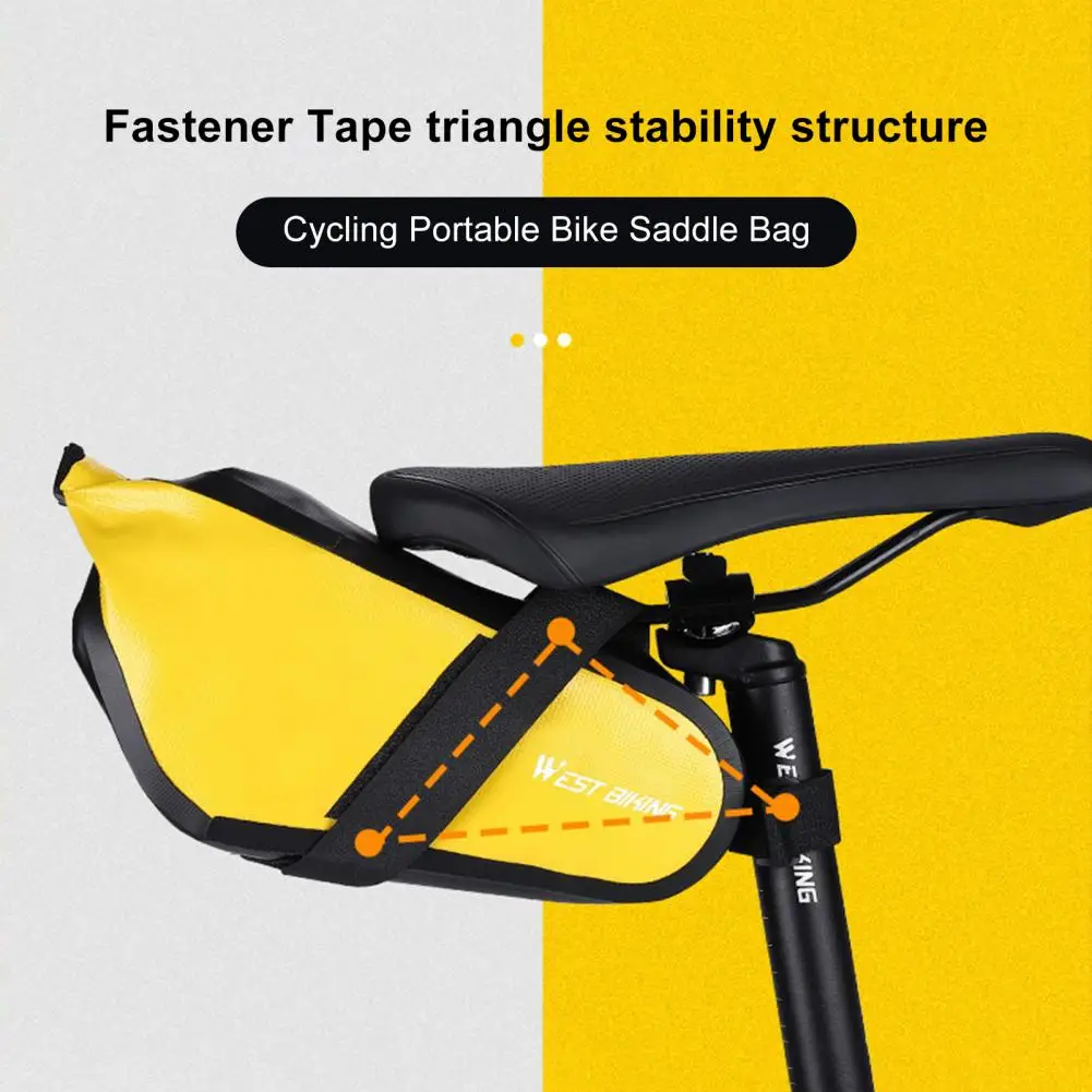 Сумка для велосипеда износостойкая легко устанавливаемая из ПВХ сумка горного