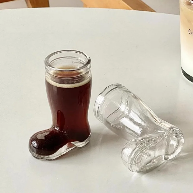 Бокалы прозрачные 50 мл Хрустальная чашка для кофе пива вина завтрака летние