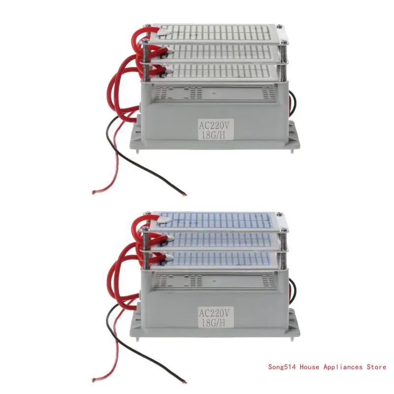 

AC 220V 18g Генератор озона Интегрированная керамическая пластина Озонатор Электрод из нержавеющей стали Стерилизатор Очиститель