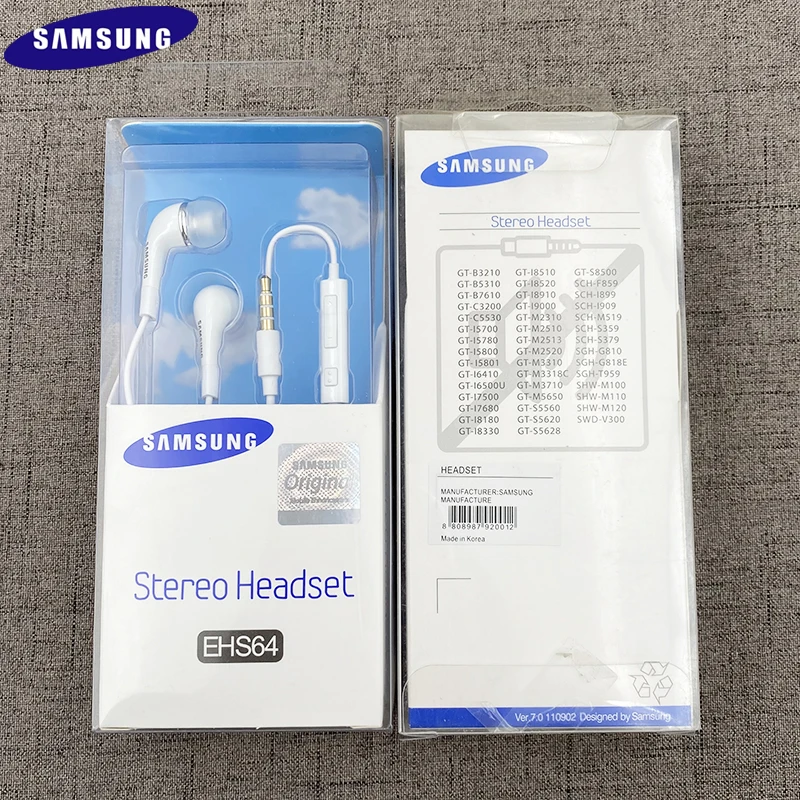 

Samsung Earphones 3.5MM EHS64 Deep Bass IN-EAR Earbuds With Mic/Remote Control For Galaxy A30 A50 A60 A70 S A11 A31 A51 A71 S10