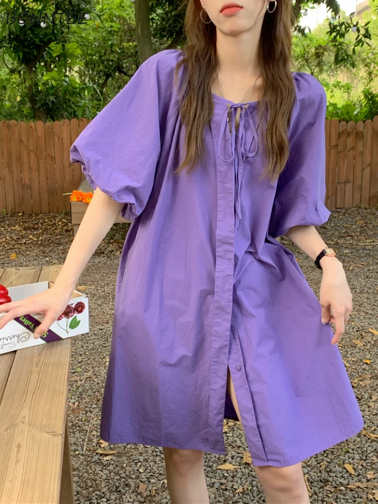 

Рубашка X-long Женская с пышными рукавами, Повседневная Свободная модная однотонная универсальная блузка бойфренда в Корейском стиле, в стиле...