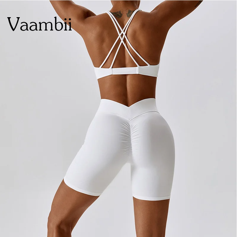 Спортивная одежда для тренажерного зала Женский комплект с шортами тренировок