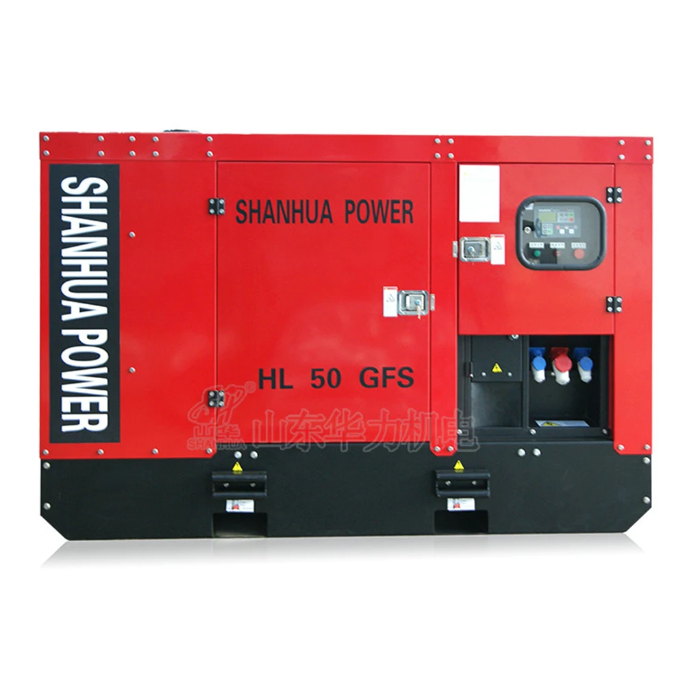 

50kVA Silent Power Genset Low Noise Soundproof Electric 40kw Engine Generator