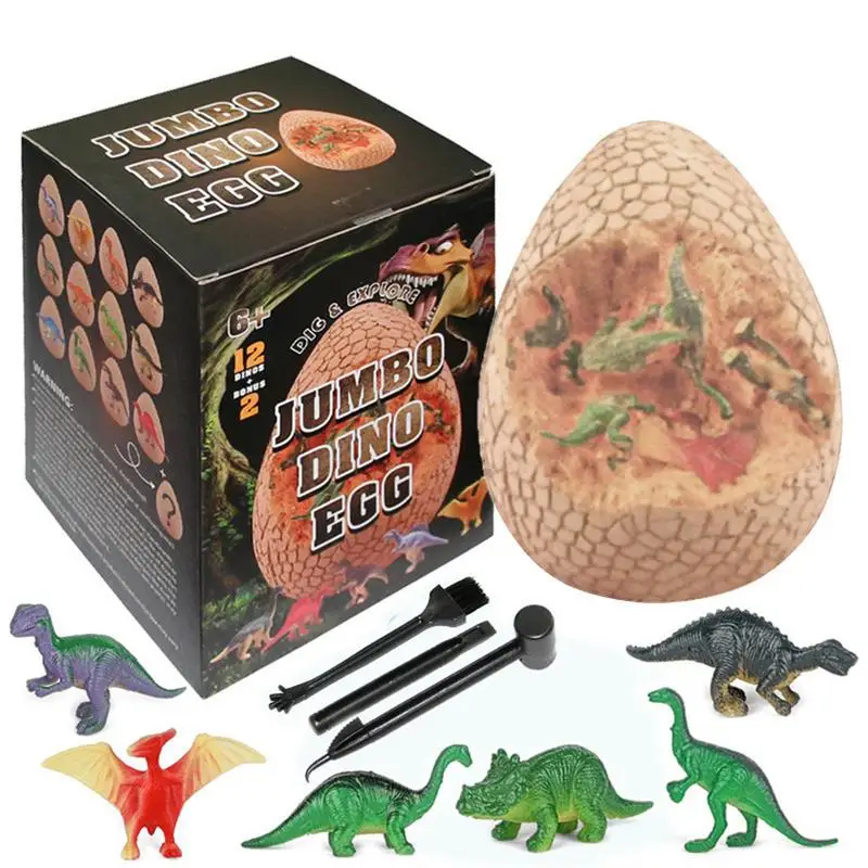 Dino Eggs Dig Kit Dig Up Dinosaur Eggs Easter Egg Dinosaur Toys Archeology Science Crafts Gifts For Kids Birthday Christmas