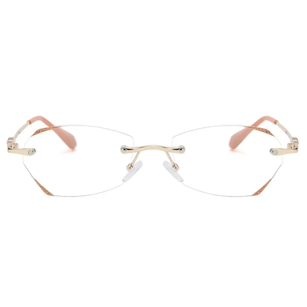 

Lightweight Women & Men Anti-radiation Eyewear Artistic Flexible Computer Eyeglasses Readers Rimless Reading Glasses