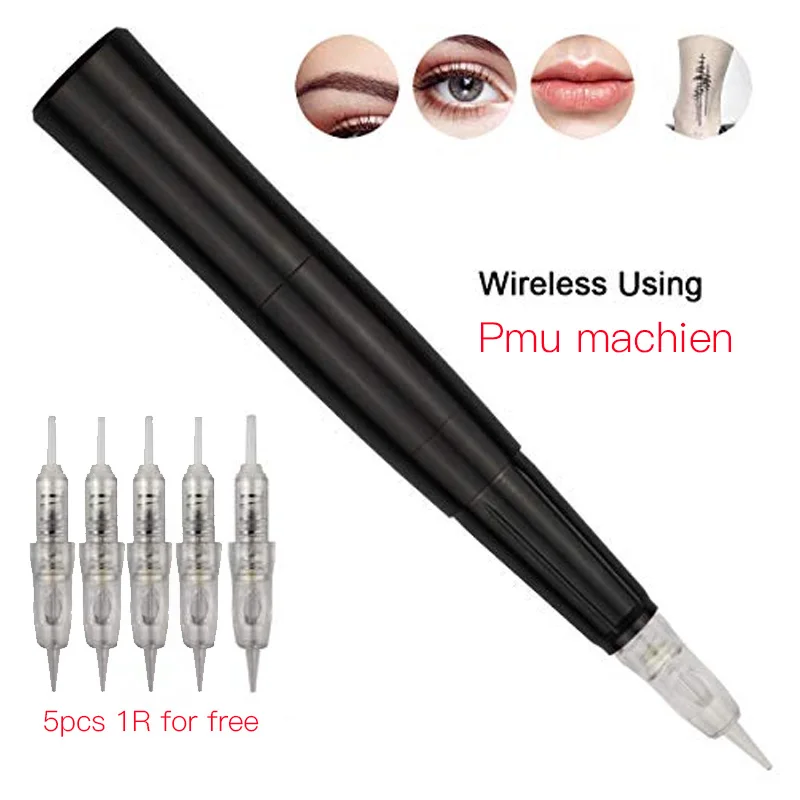 

Машинка для перманентного макияжа, беспроводной аппарат для микроблейдинга бровей, подводки для глаз, губ, МТС, бесшумный набор