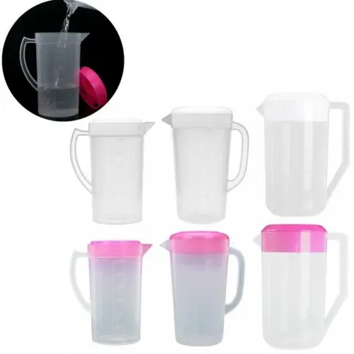 

Water Jug Pitcher Tea Juice Large Capacity Kettle+Lid Milk Container