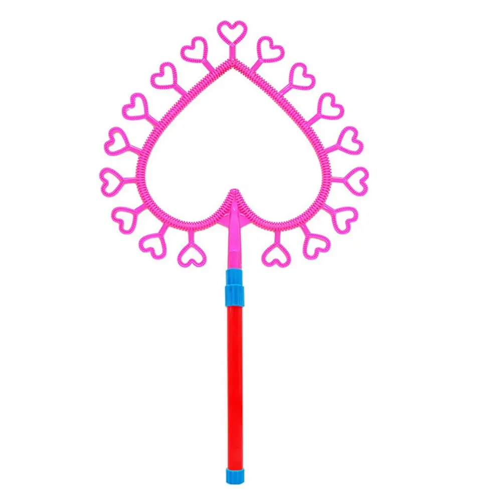 

Fashion Bubble Wand Multicolor Bubble Sprayer Creative Small Heart Bubble Blower Performance Prop