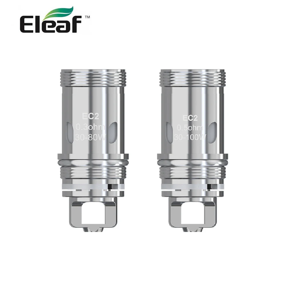 

Оригинальная головка спирали Eleaf EC2 0,3 Ом/0,5 Ом, Сменная головка спирали для комплекта Eleaf Melo 4/iKuun