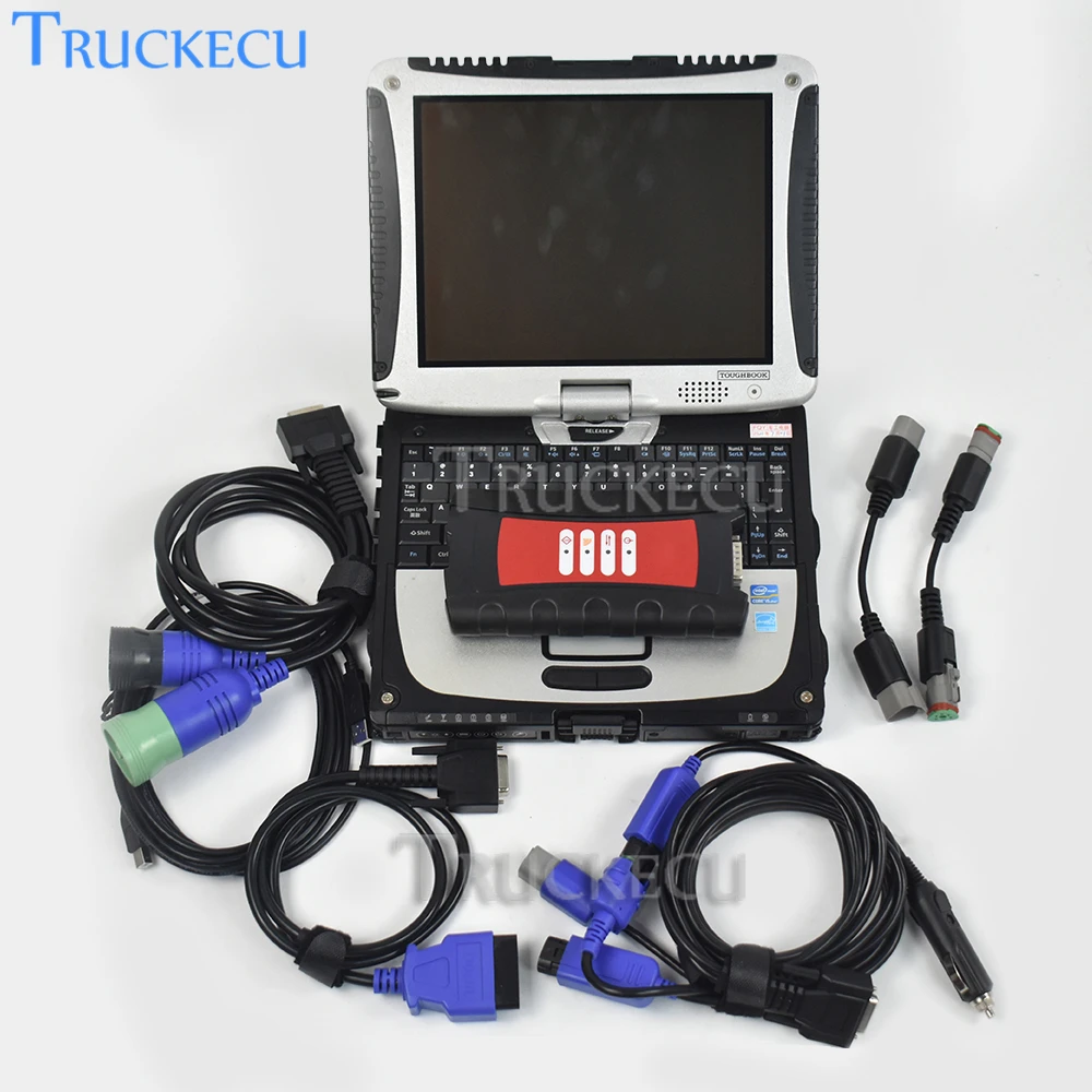 

T420 CF19 laptop with Diesel engine diagnostic tool inline7 data link adapter with inline7 Version software PK inline 5 inline 6
