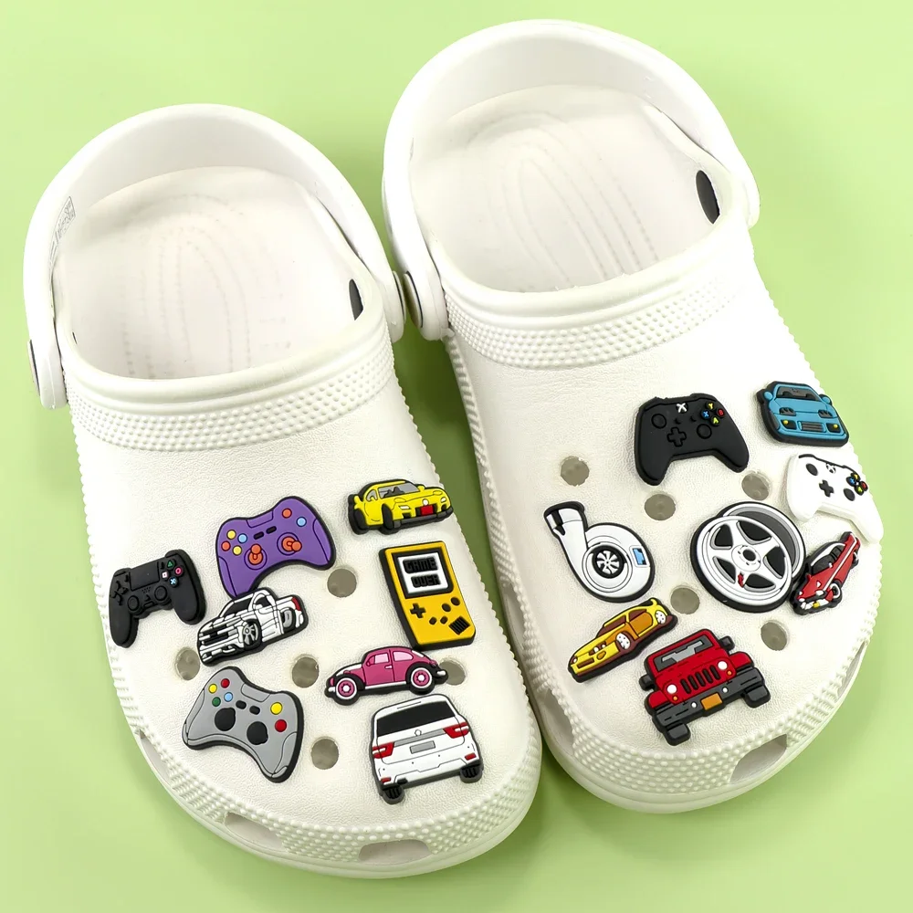 1 шт. подвески для обуви мальчиков автомобильный геймпад украшения булавки детей