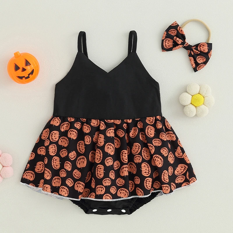 

Комбинезон без рукавов с V-образным вырезом и бантом