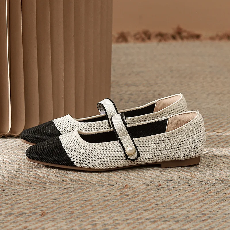 

Модные и удобные весенне-осенние новые остроносые Женские однотонные туфли с сетчатым плетением