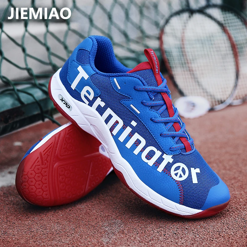 

JIEMIAO New Original Men Badminton Shoes Women Professional Badminton Tennis Trainers Shoes Breathable Badminton for Lover