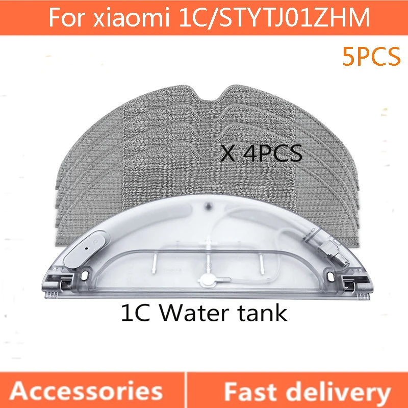 

For Xiaomi Mijia 1C STYTJ01ZHM Robot Vacuum Cleaner Water Tank Cloth Mi Mop Pro Home Replacement Xiami Parts