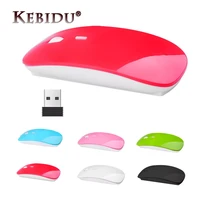 kebidumei optical wireless mouse 2 4g receiver super slim mouse for laptop notebook pc desktop computer for macbook mac