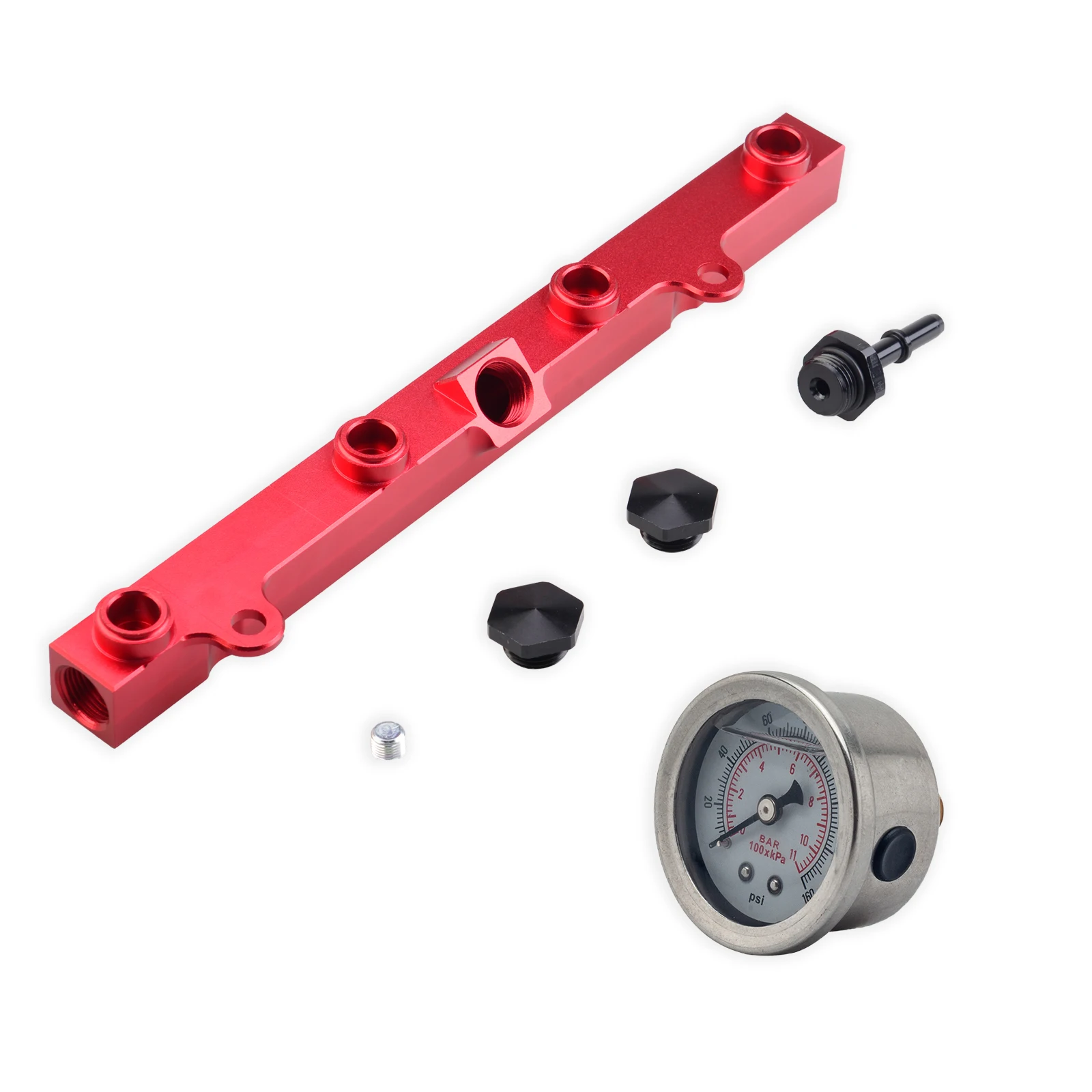 Топливная шина серии K с диагональю 0-160 фунтов на квадратный дюйм серебристый