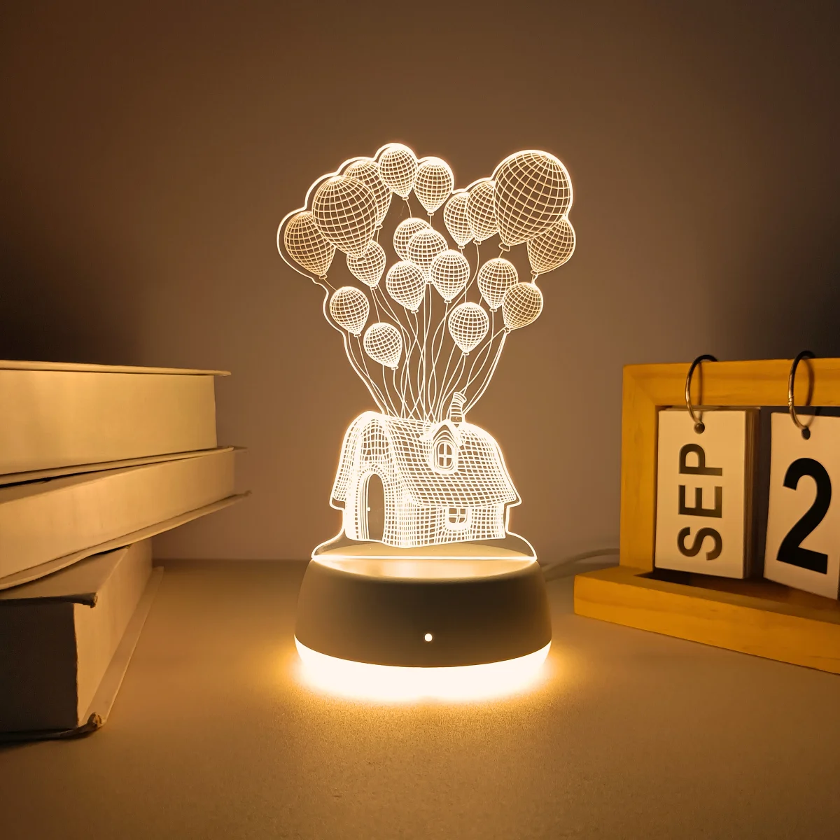 

3D монохромный светодиодный ночник «Мечтатель»