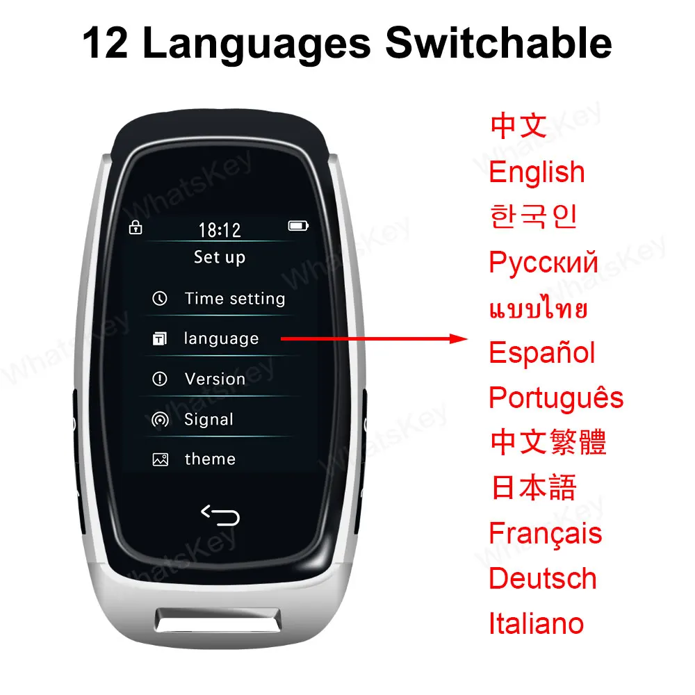 

CF920 Универсальный модифицированный дисплей Smart Key ЖК-экран Удобный вход для BMW/Audi/Benz/KIA/Hyundai/Nissan/Ford/Toyota корейский/русский/английский