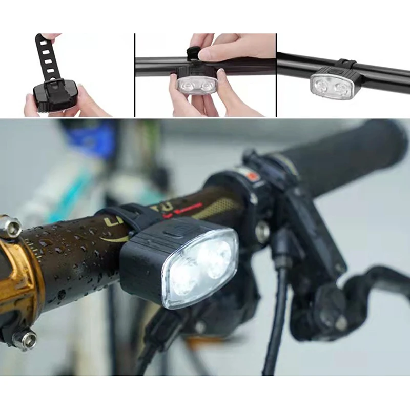 

LED Bike Light Bicycle Front Rear lights USB Charge Headlight Cycling Taillight